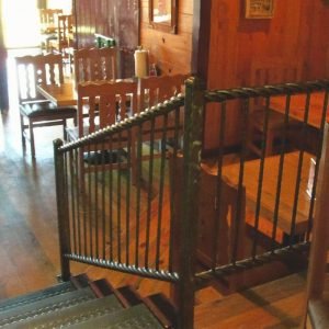 28_Northeast_Iron_Works_Sutton_New_Hampshire Interior Iron Railing by Northeast Iron Works