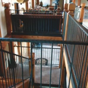 31_Northeast_Iron_Works_Sutton_New_Hampshire Interior Iron Railing by Northeast Iron Works