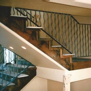 32_Northeast_Iron_Works_Sutton_New_Hampshire Interior Iron Railing by Northeast Iron Works