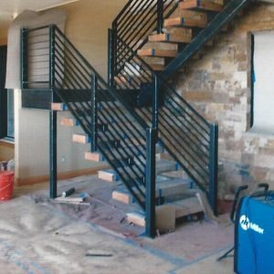 34_Northeast_Iron_Works_Sutton_New_Hampshire Interior Iron Railing by Northeast Iron Works