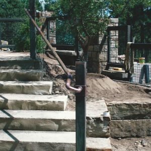 39_Northeast_Iron_Works_Sutton_New_Hampshire Exterior hand rail by Northeast Iron Works