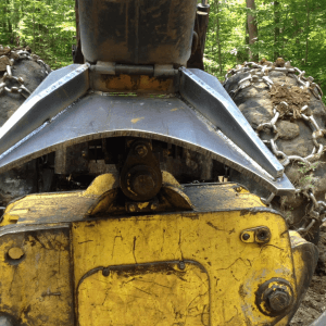 Heavy equipment skidder