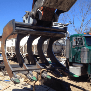 Landscape rake after Northeast Iron Works repairs